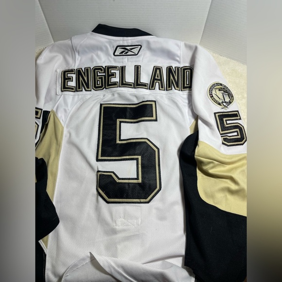 Reebok Black and White Jerseys Classic Pittsburgh Penguins Style - Picture 7 of 16